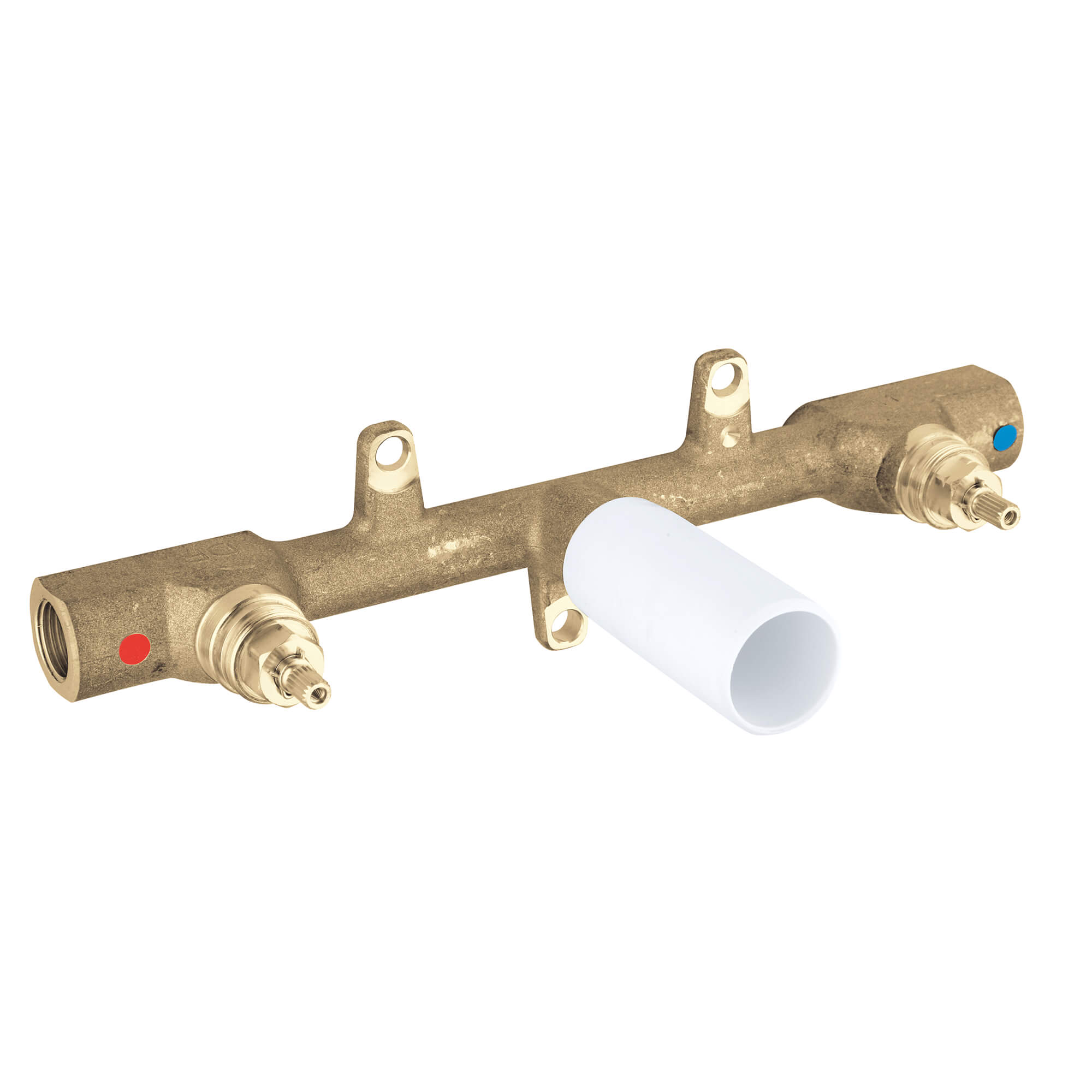 3Hole Wall Mount Faucet RoughIn Valve